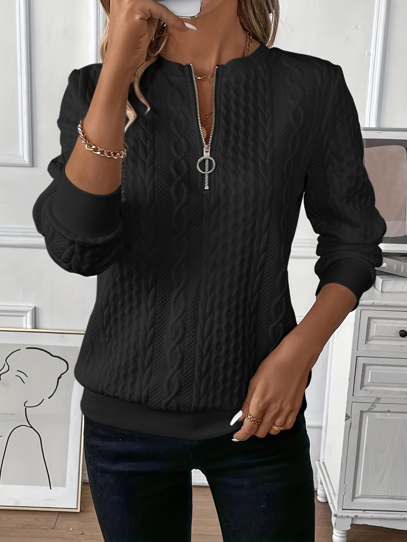 Julia™ - Elegant, Sleek Knit Sweater