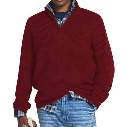 Finn | Men's Knit Sweater with Zipper