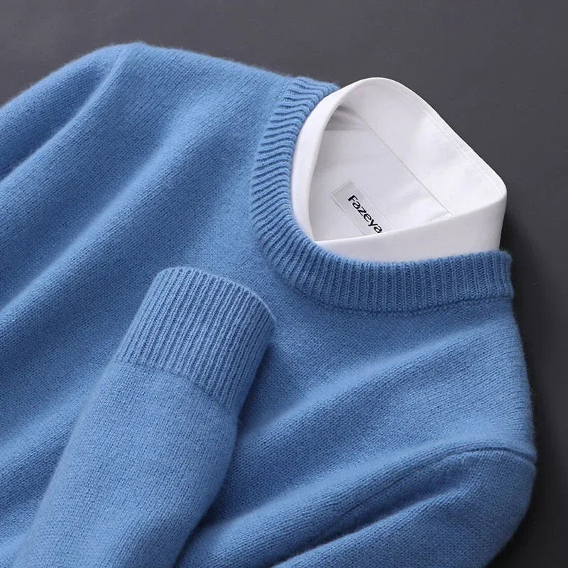 Thomas™ – Trendy Soft Solid Colour Pullover