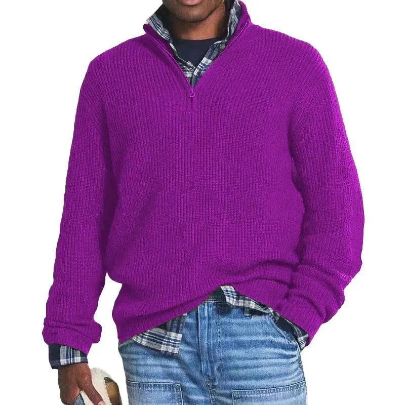 Finn | Men's Knit Sweater with Zipper