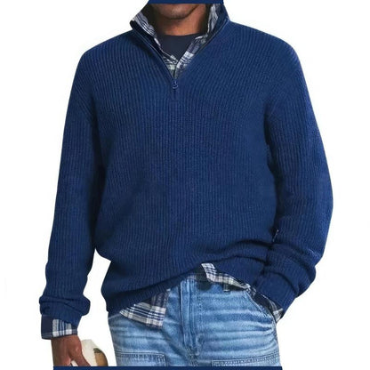 Finn | Men's Knit Sweater with Zipper